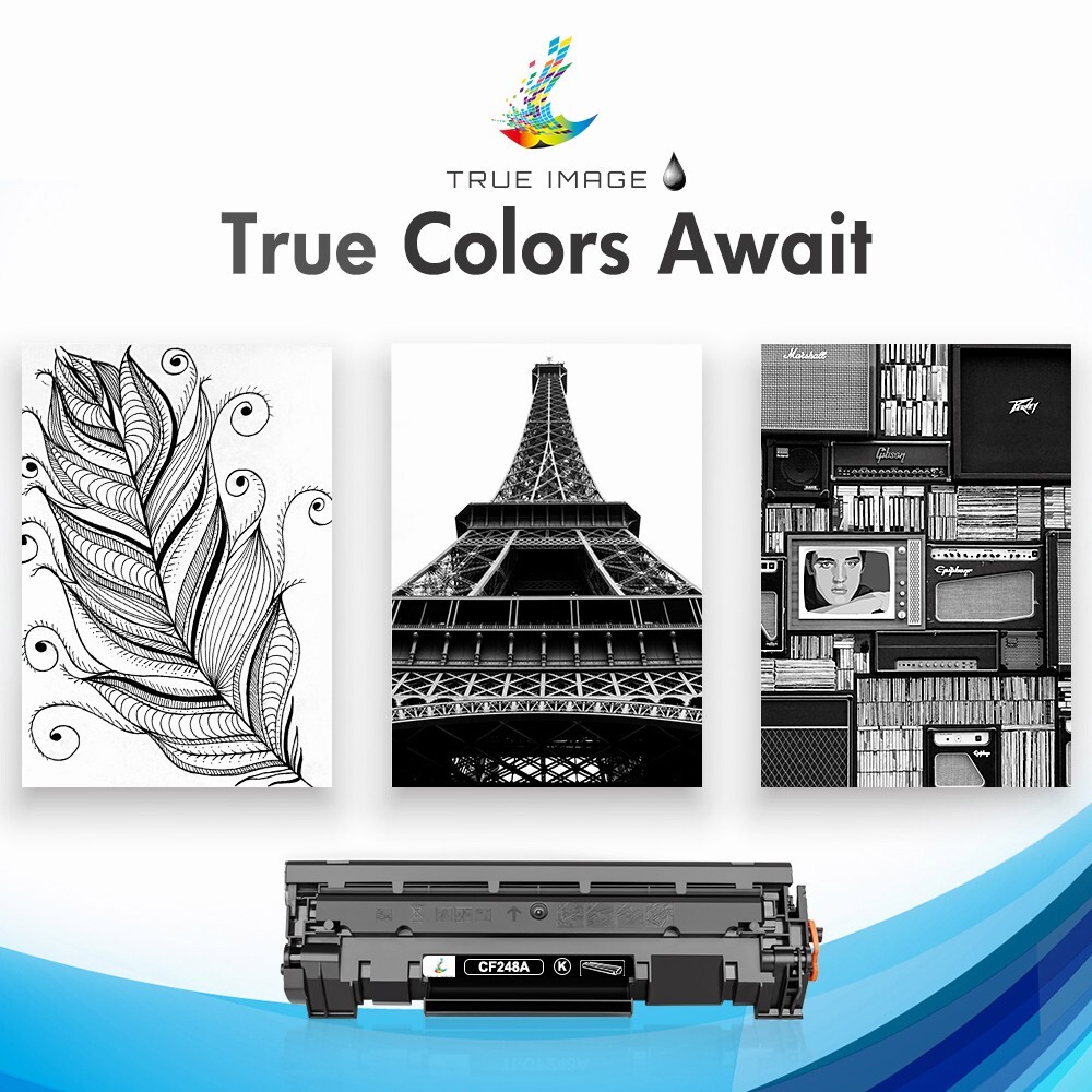 2PK CF248A 48A Toner Compatible With HP LaserJet M15 M15w M28a M28w M29w Printer