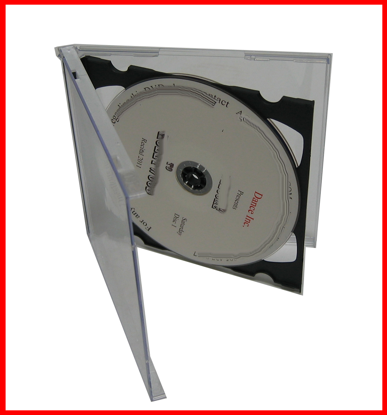 NEW 10.4 mm Double Discs Replace Jewel Cases Black Tray 50 Pk Set Holds 2 CDs