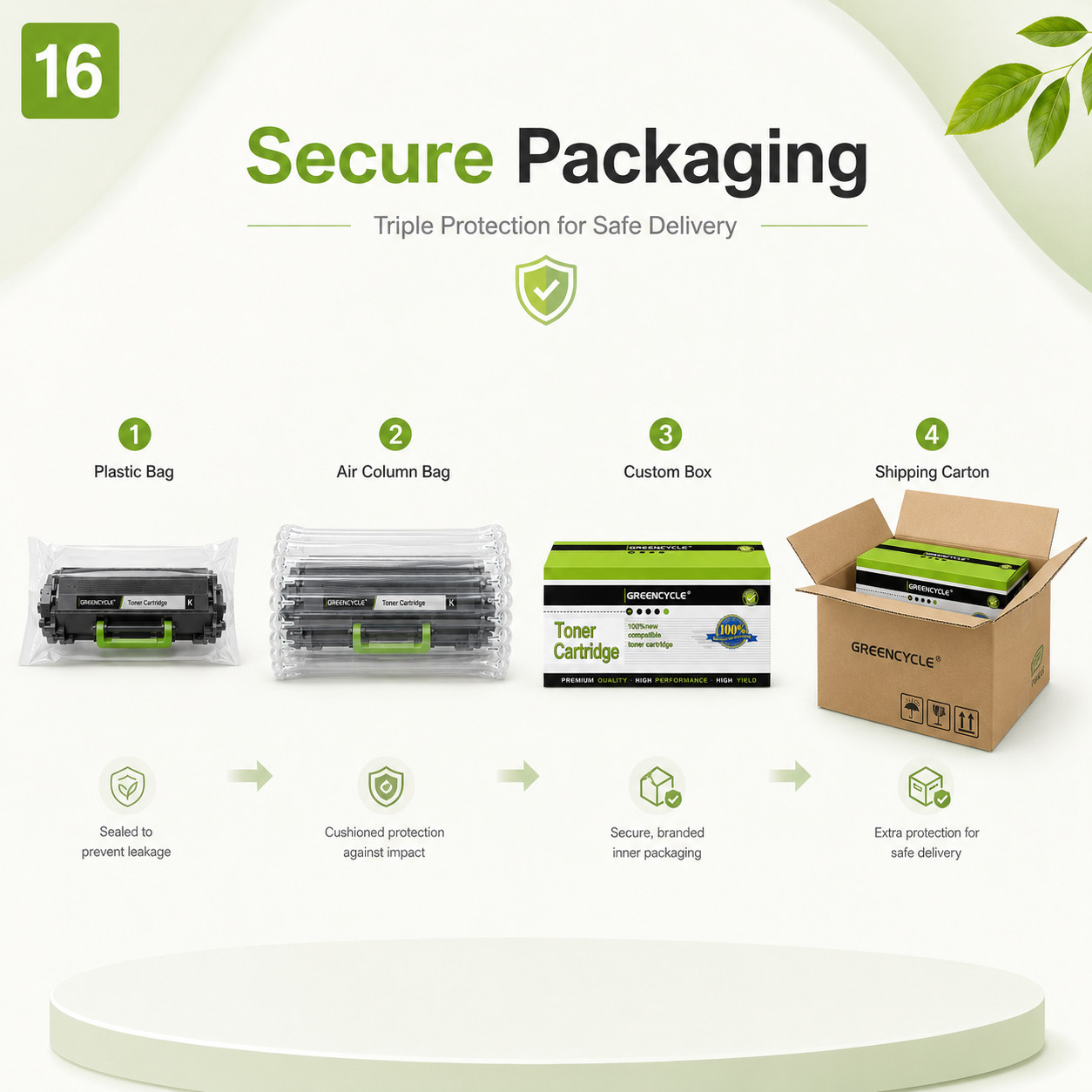 10PK Black TN1000 Toner Cartridge For Brother DCP1512E MFC1815R MFC1910 HL1111