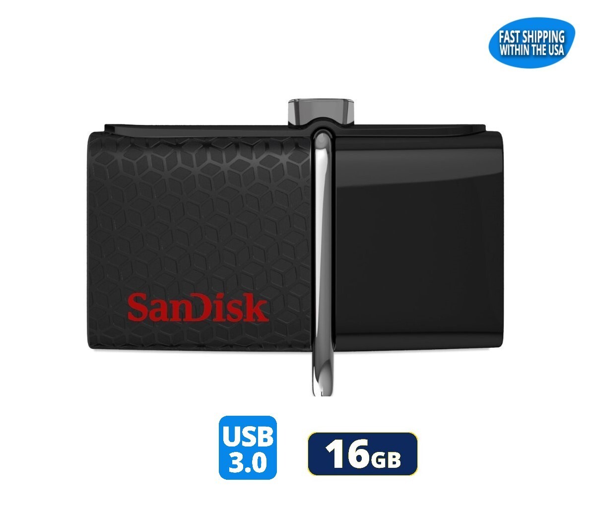 Sandisk Ultra Dual OTG 16GB 3.0 Flash Drive Thumb Drive Pen Drive