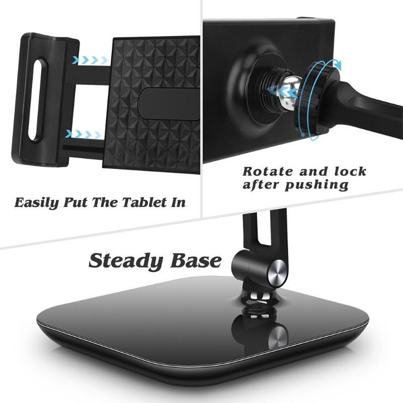 Foldable Tablets Pad Stand 360° Adjust NS 06B Alloy Bracket Durable Anti-Slip