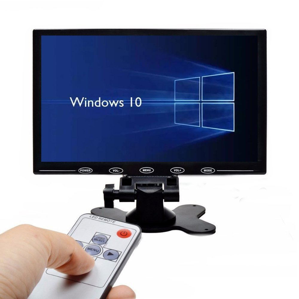 7″/9″/10″ LCD CCTV DSLR Monitor PC Screen AV/RCA/VGA/HDMI 1080p for Raspberry Pi