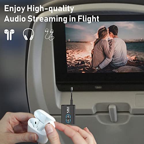 Bluetooth 5.3 Transmitter Receiver for TV to Wireless Headphones Dual Link Ap…