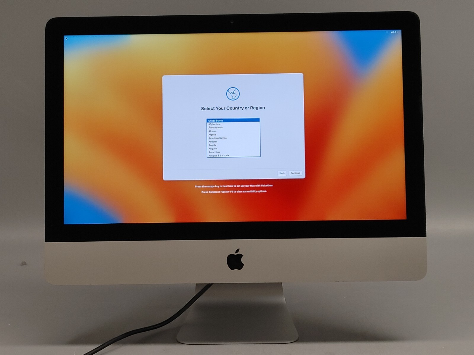 2017 iMac 21.5IN MMQA2LLA A1418 i5-7360U 2.3Ghz 8GB RAM 256GB SSD