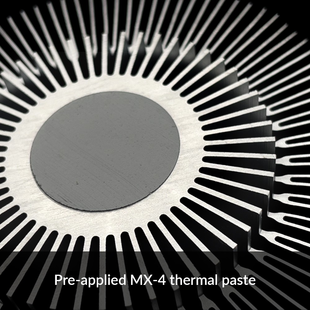 ARCTIC Alpine 23 Compact AMD CPU cooler for AM4 Computer PC Black PC