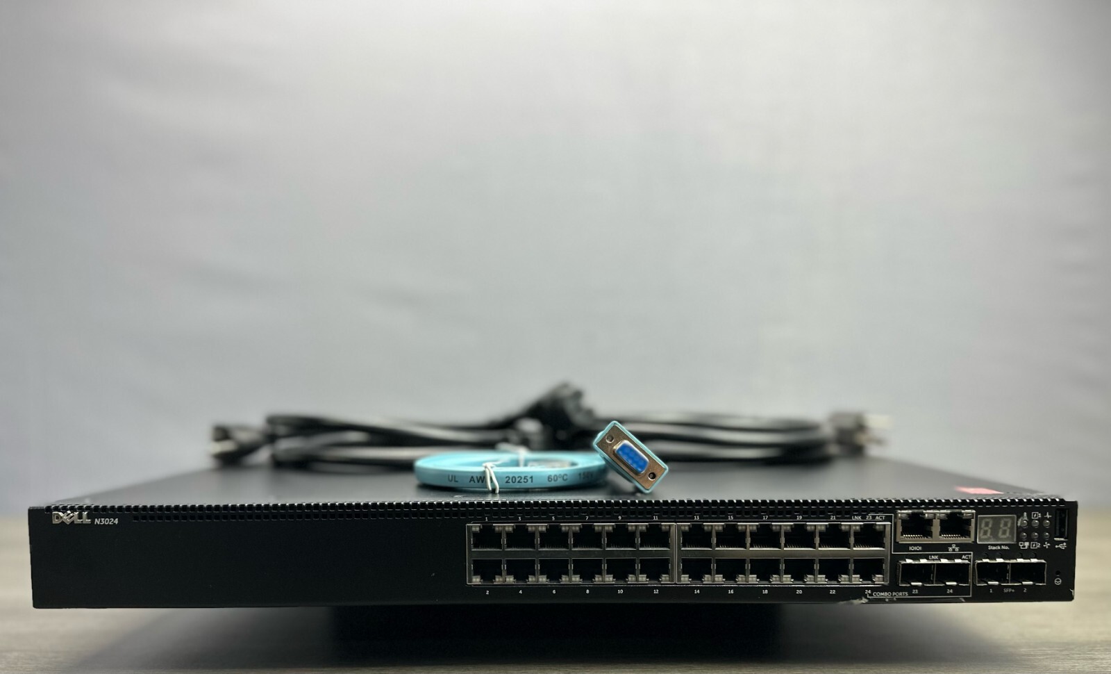 Dell Networking N3024 24 Port Rack Mountable Ethernet Switch – Same Day Shipping