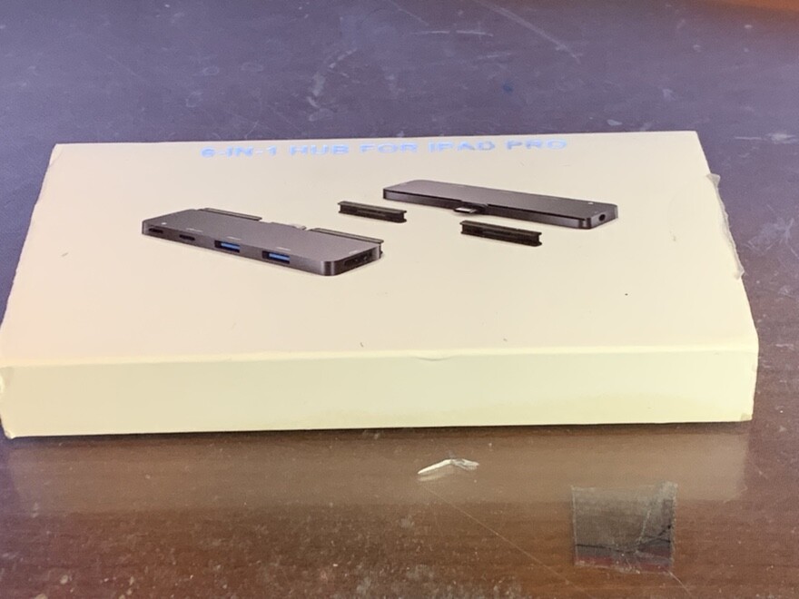 6-in-1 Hub (USB-C) for iPad Pro (USB3.0 3.5mm Headphone Jack) iPad Air4 Adapter