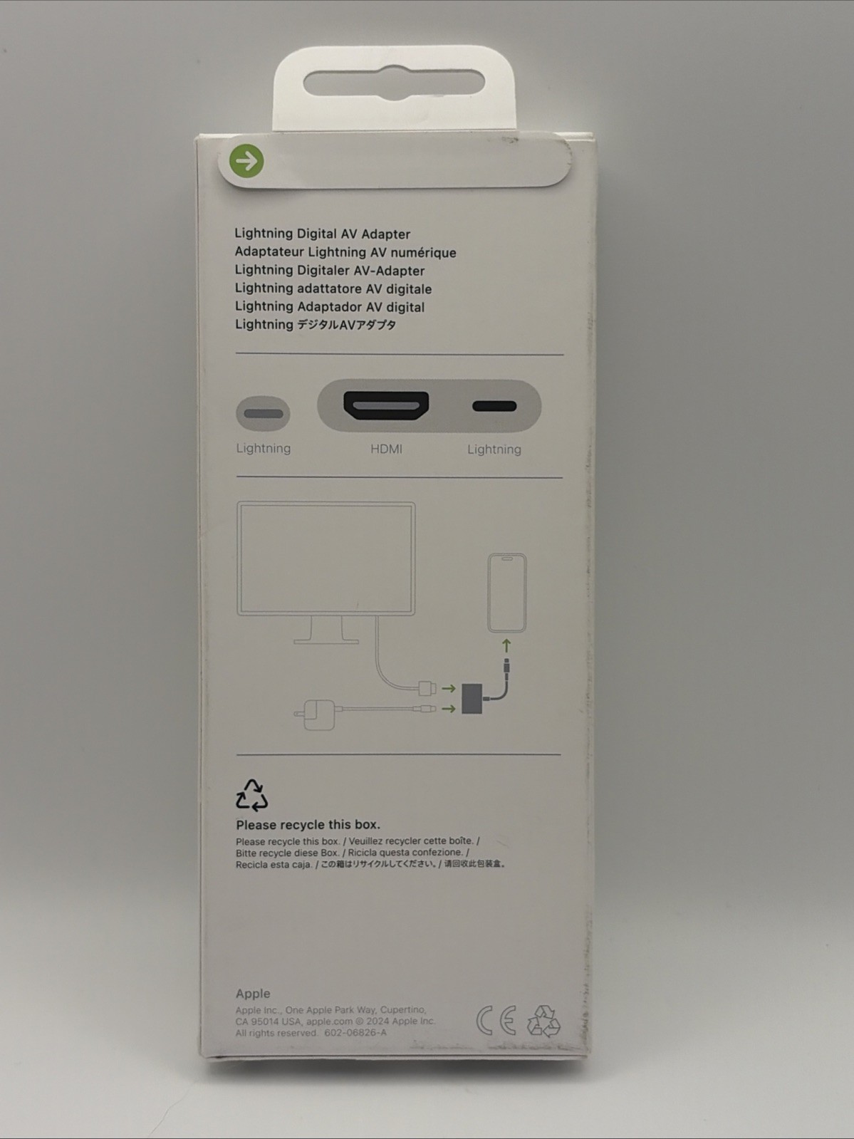 Apple Lightning Digital AV Adapter – MW2P3AM/A