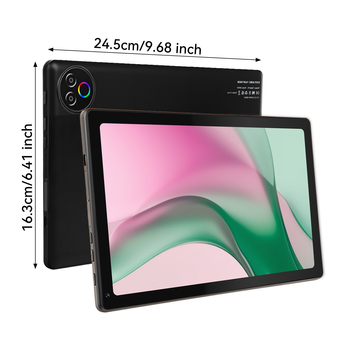 2025 Tablet 10.1 inch 16GB ROM 64GB RAM WIFI 6 Android 15 Bluetooth Dynamic Halo