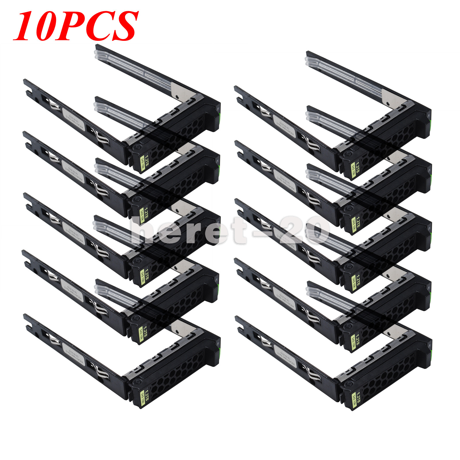 Lot of 10PCS A3C40179841 For Fujitsu RX2540 RX2530 M1 M2 M3 M4 M5 2.5″Tray caddy