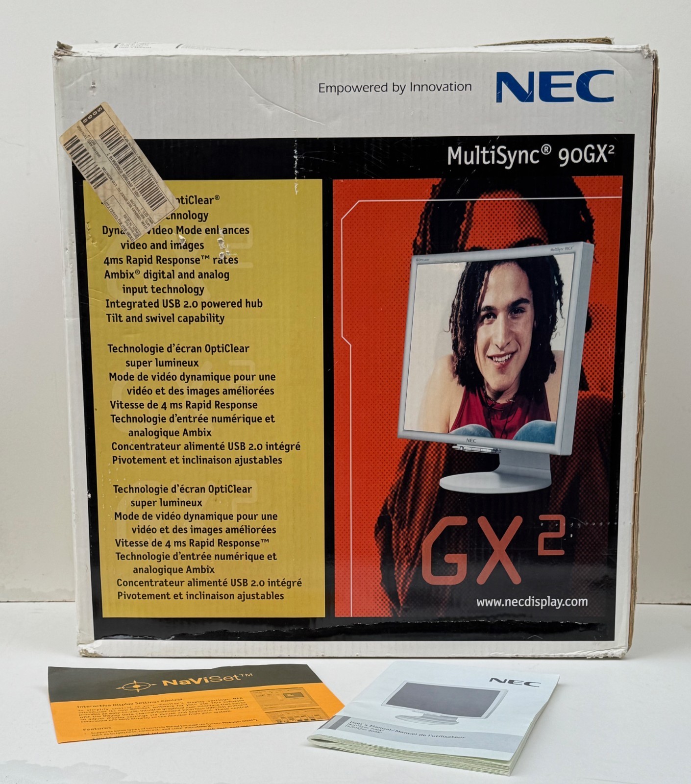 Vintage Mint Boxed NEC MultiSync 90GX² 19″ LCD Gaming Monitor 4ms 1280×1024