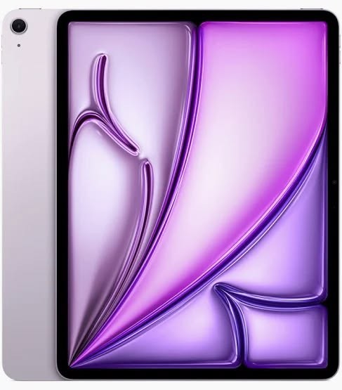 Apple iPad Air 13″ M3 chip Wi-Fi Tablet 128GB Purple MCNJ4LL/A 2025 Model