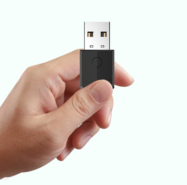 USB Bluetooth 5.0 Transmitter Receiver, 4-in-1 Mini Wireless Audio Adapter, 3…