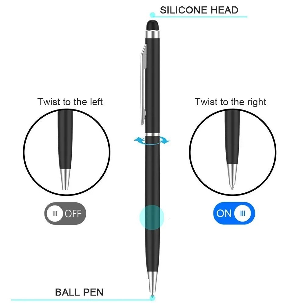 10pcs Capacitive Touch Screen Stylus Pen For IPad Air Mini iPhone Samsung Tablet