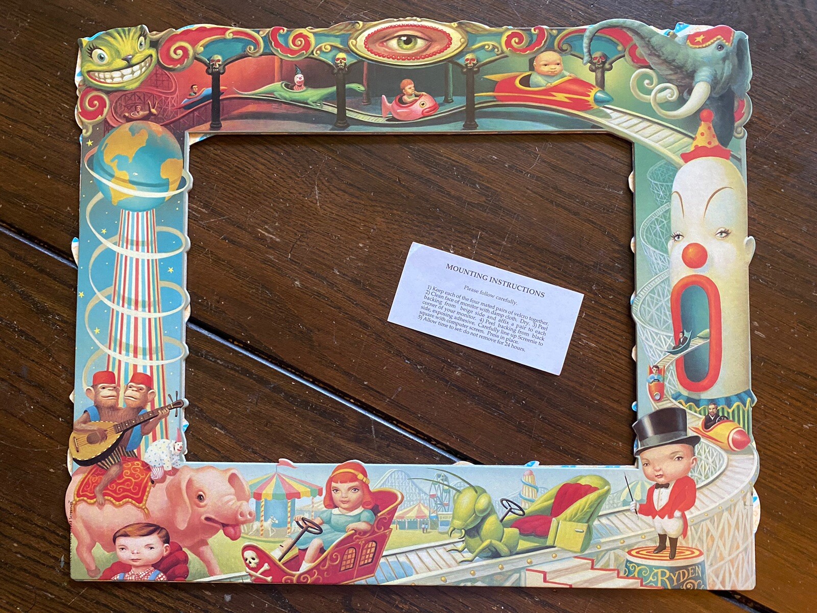 RARE MARK RYDEN Large Picture & Computer Monitor Frame Matte Stunning New 1993