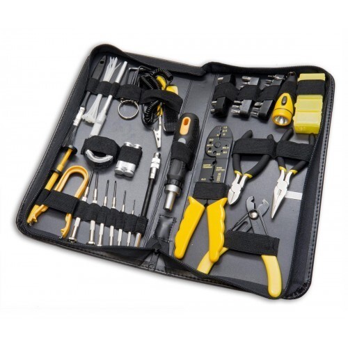 58 Piece Tool Kit For Handyman Computer Technician And Electrician