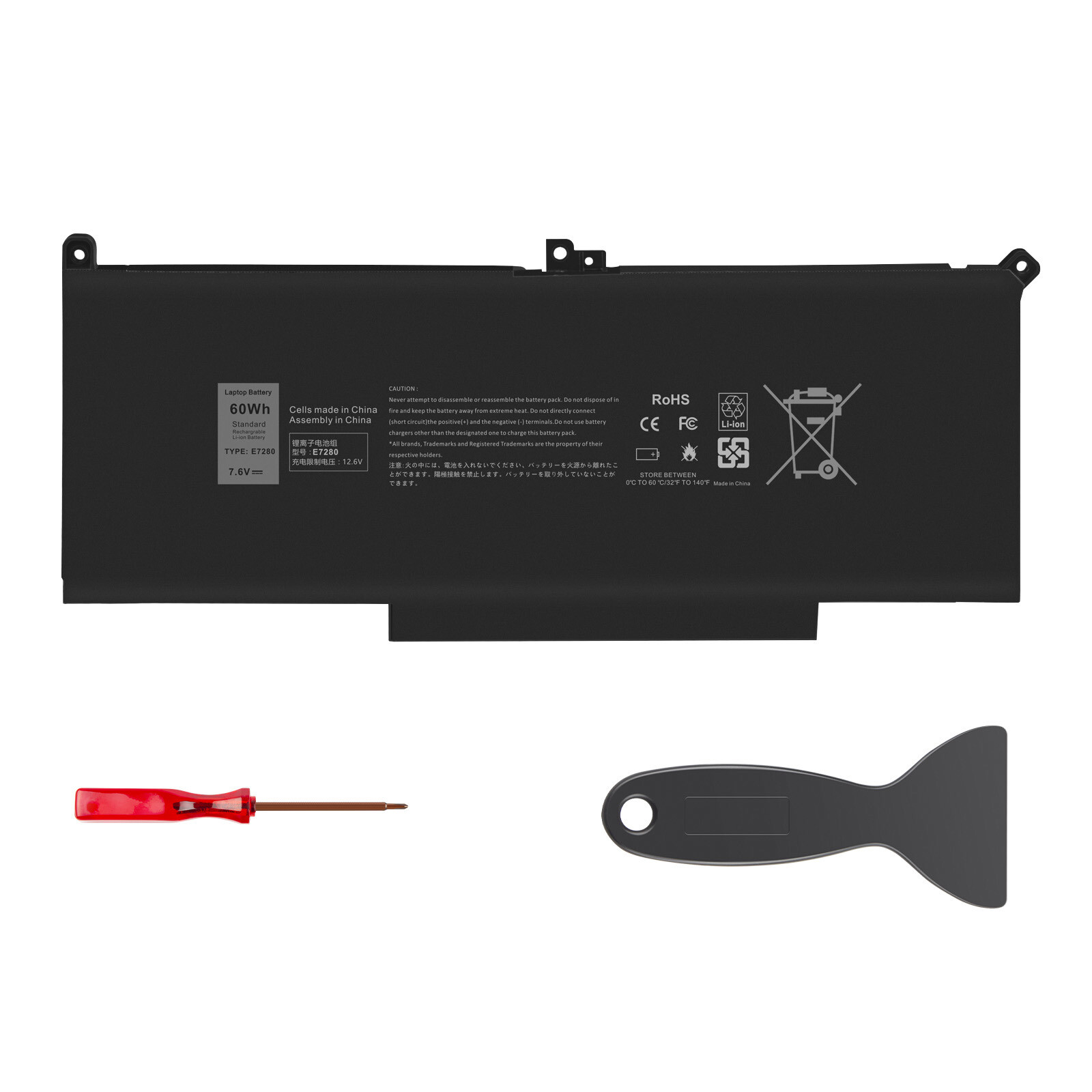 F3YGT Laptop Battery For Dell Latitude 14 7480 7490 12 7280 7290 13 7380 7390