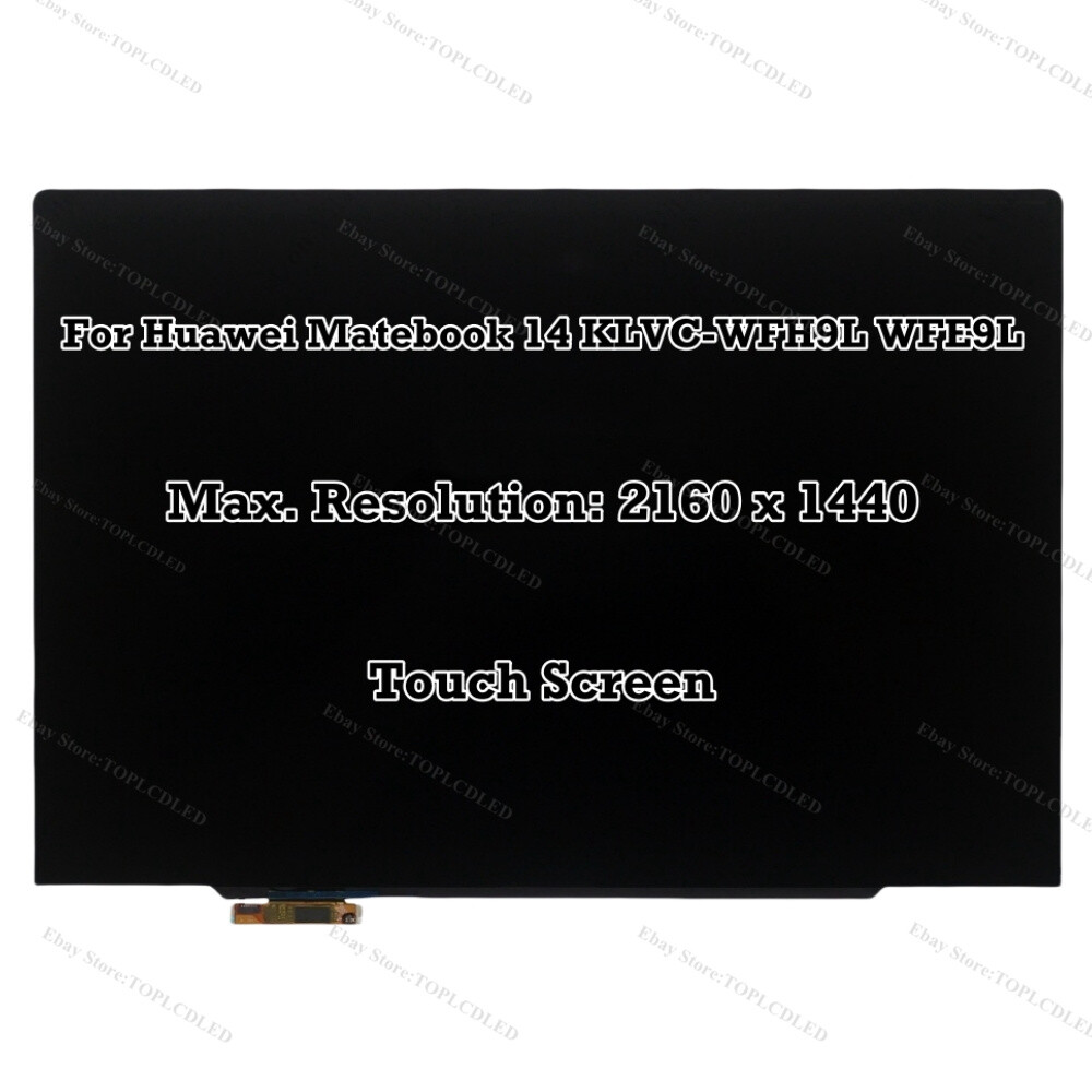 14″ LCD Screen for Huawei MateBook 14 KLVC-WFH9L WFE9L Touch 2160×1440 Display