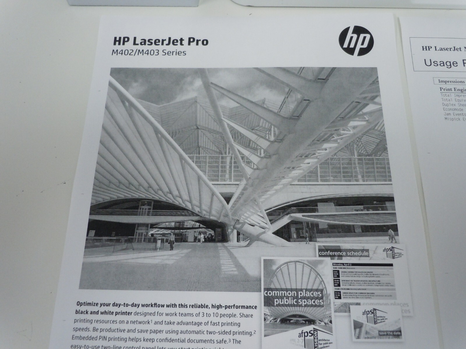 HP LaserJet M402dne Printer & New 26A Toner *Duplex *USB *Network (M402dn) +Warr