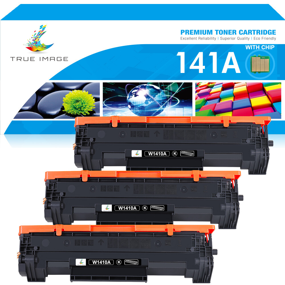 3PK 141A Toner with Chip Compatible HP W1410A for Laserjet M110w MFP M139w M140w