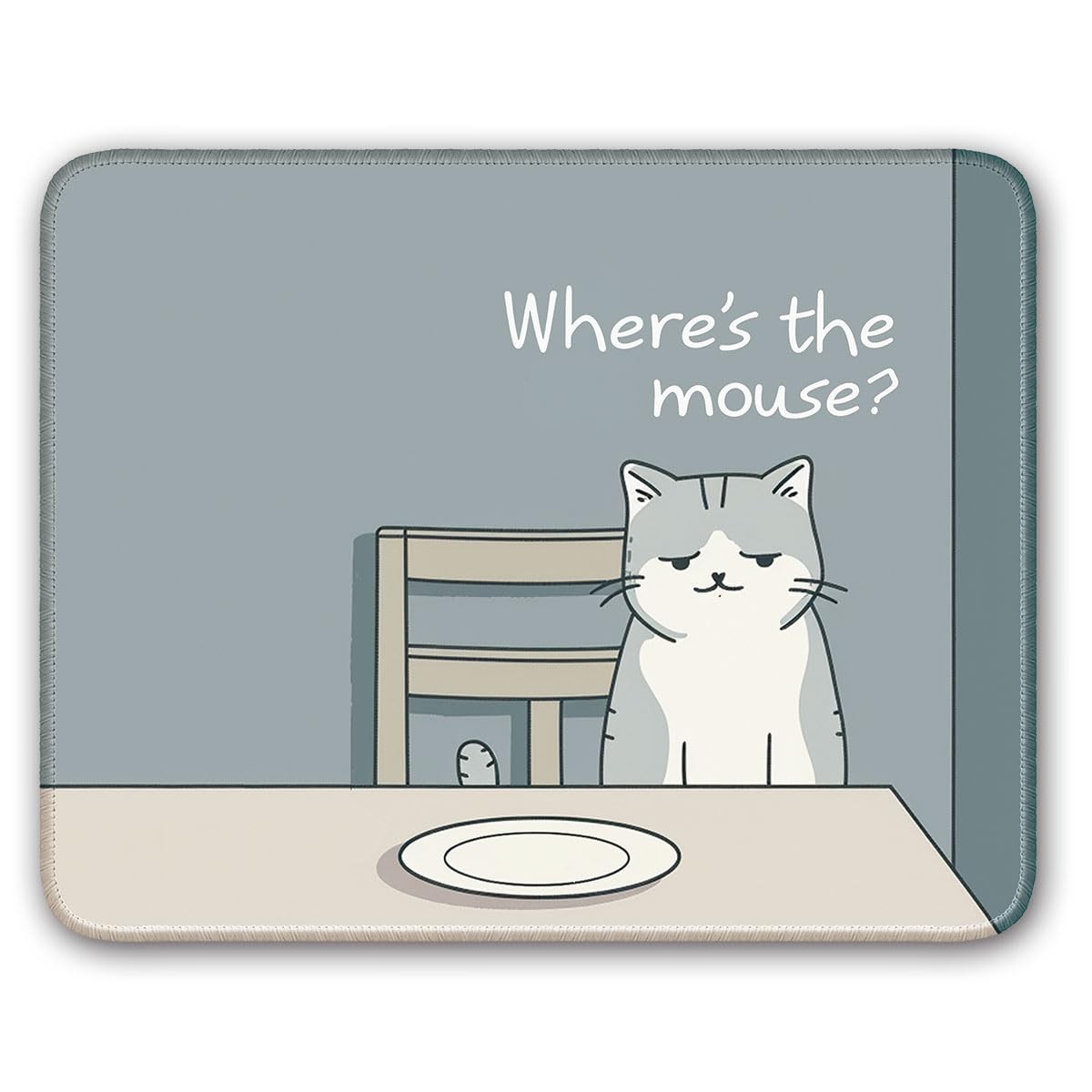 Flodirise Non-Slip Mouse Pad Gaming 26x21cm / 10×8 inch, Cat 01