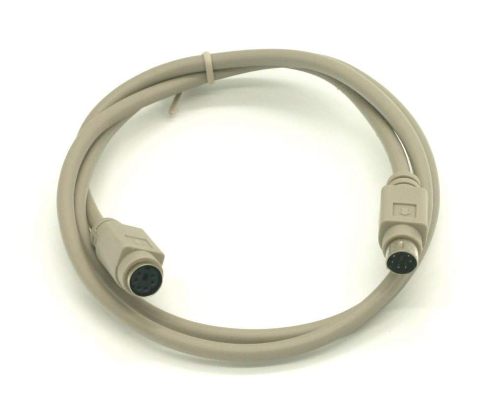 3FT Keyboard Mouse Extension MiniDin6 Male to Female PS2 Cable