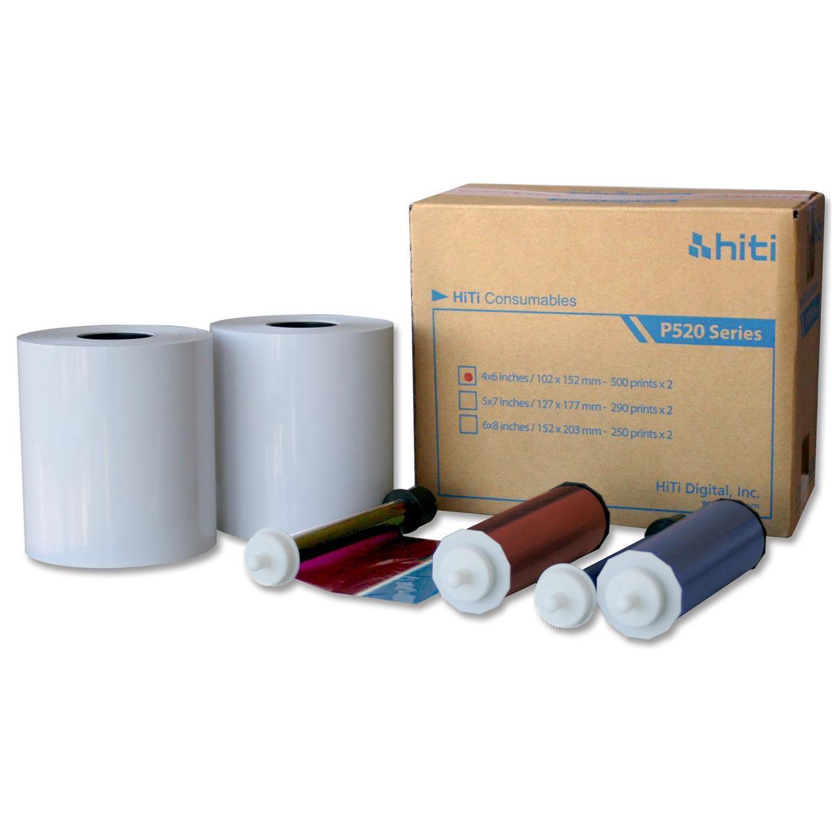 HiTi 4×6 Media for Photo Printer P520 P520L #87.PBX77.10XT
