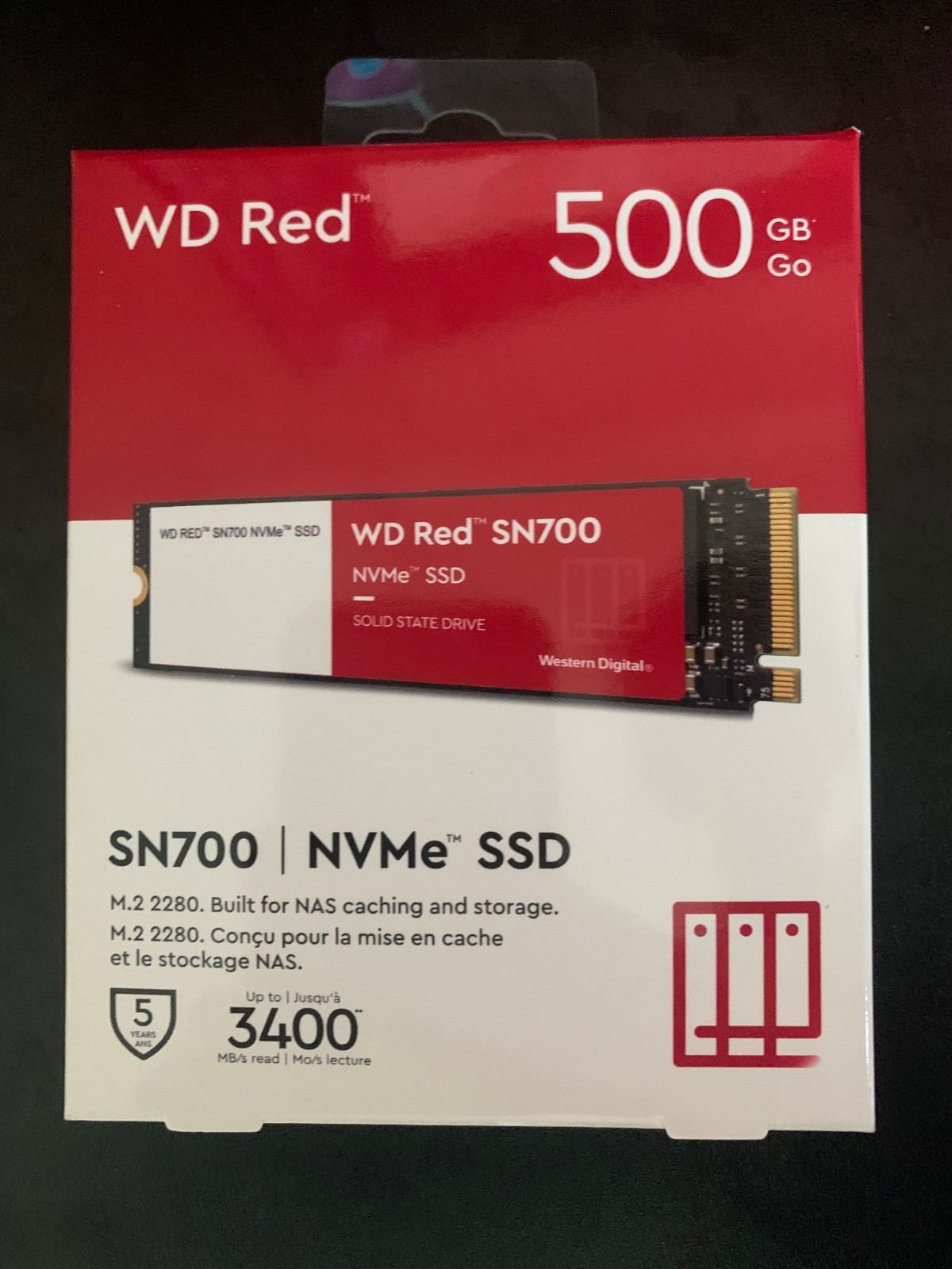 Western Digital Red SN700 500GB M.2 NVMe Internal SSD