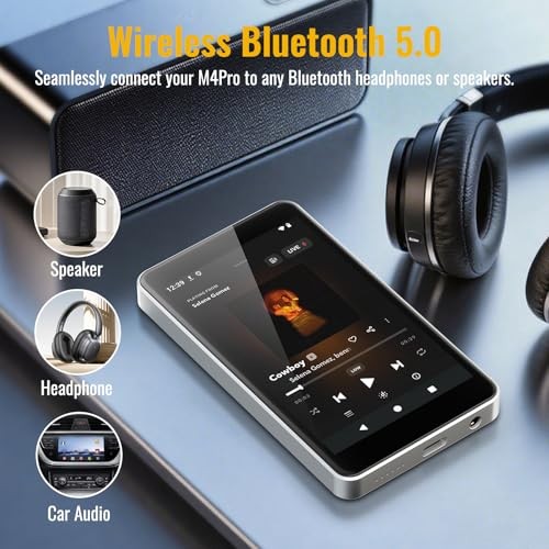 MP3 Player with Spotify for Kids, Android 14 Based MP4 Player with App Store, Pa