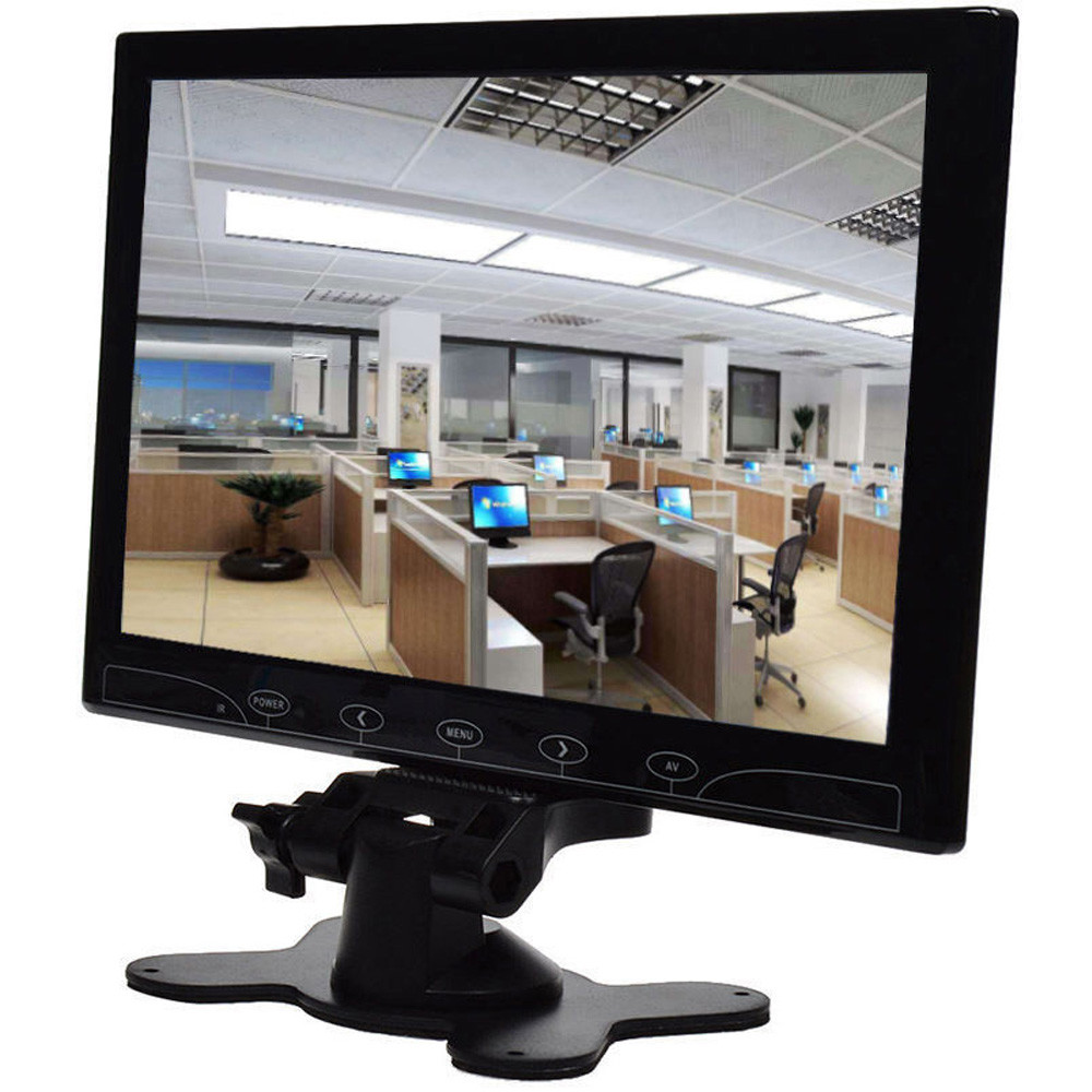 Portable Monitor 10 inch LCD Display Screen with AV VGA HDMI Input for DSLR PC