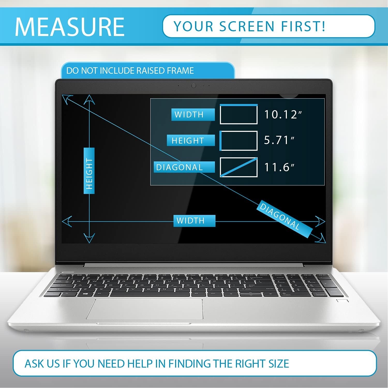 3 Pack of Anti-Glare & Anti-Fingerprint Screen Protectors for 11.6 Inch Laptops
