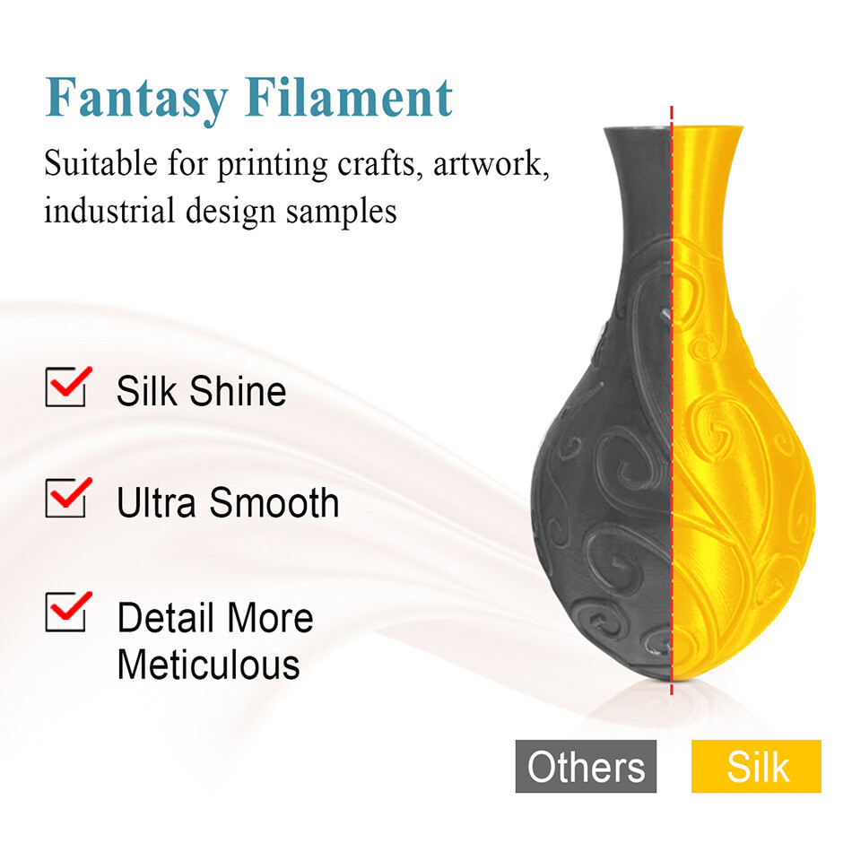 【Buy 4 Pay 3】JAYO 3D Printer Filament PLA Meta Matte SILK PETG ABS 1.75mm 1.1KG