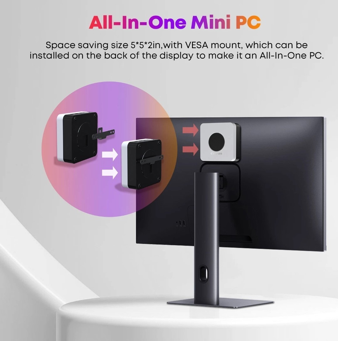 CHUWI LarkBox x Mini Computer PC N100 4.1GHz 12GB RAM 512GB SSD, Windows 11 Home