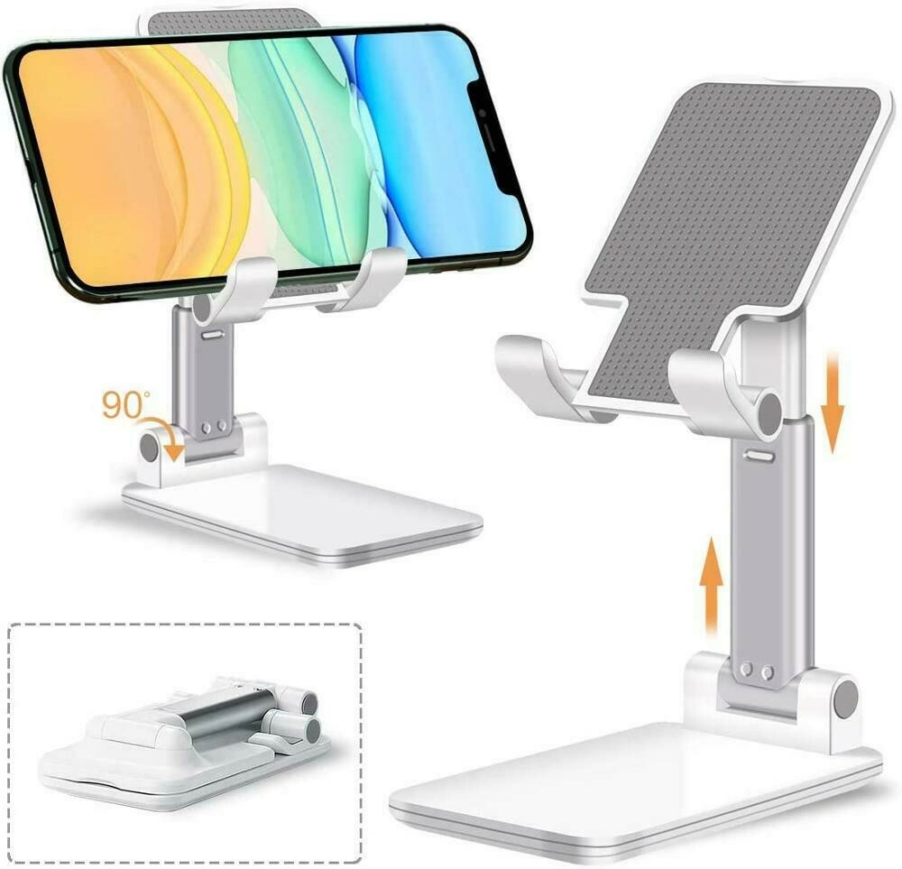 Universal Phone Tablet Stand Adjustable Desktop Holder Mount for iPad iPhone New