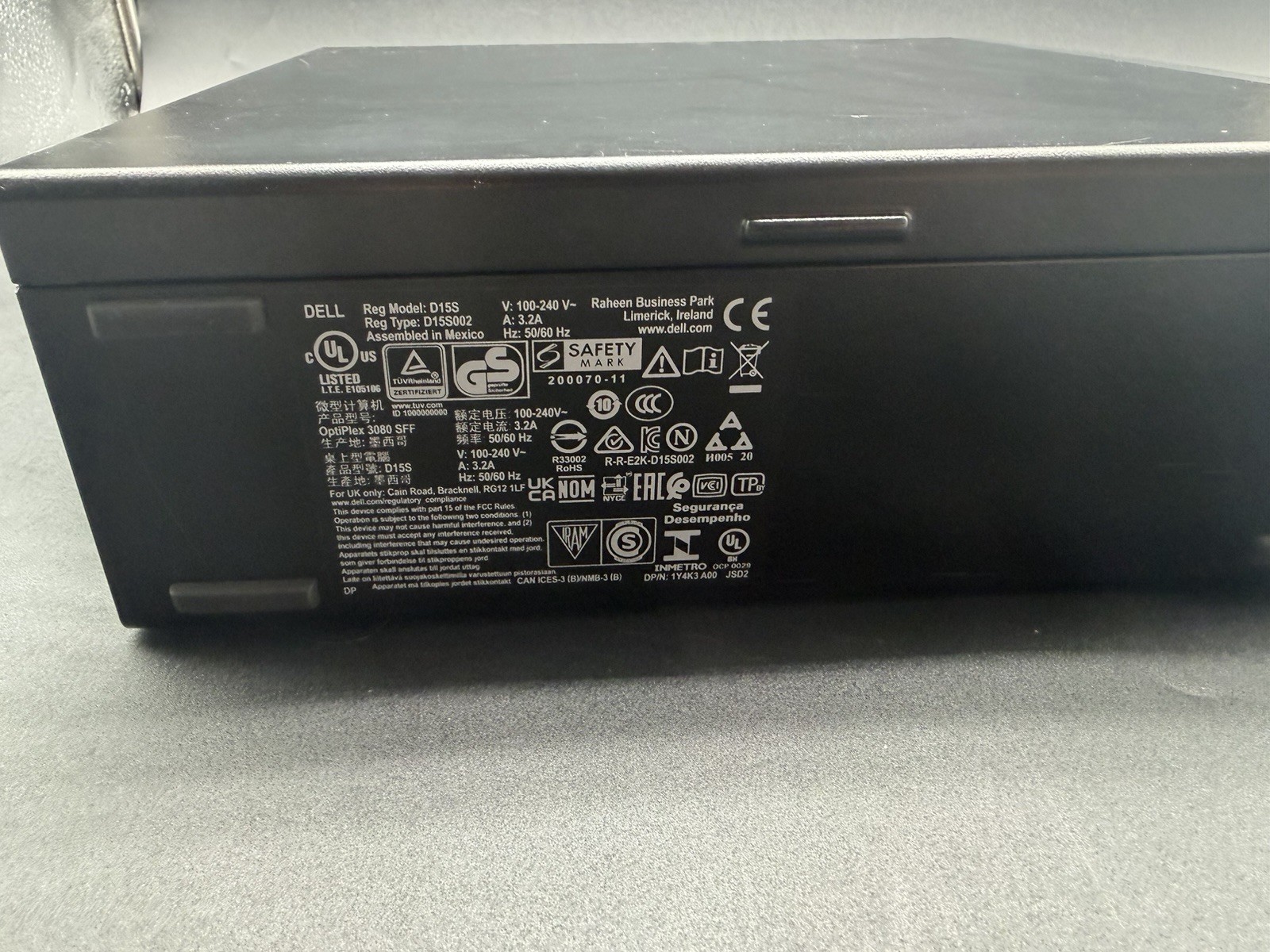 Dell OptiPlex 3080 SFF Desktop Intel i5-10500 16GB RAM 256GB NVMe Win11Pro W/ AC