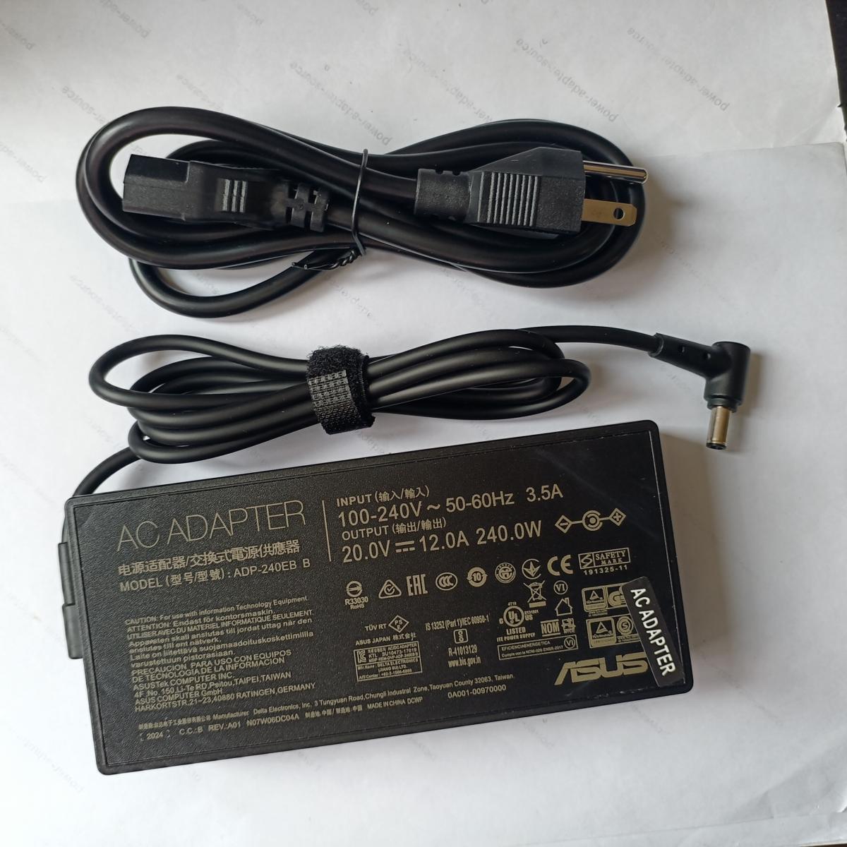 240W 20V 12A Adapter Charger ASUS ROG Strix G15 G513IM/QM/QR G17 G713IM/QM/QR