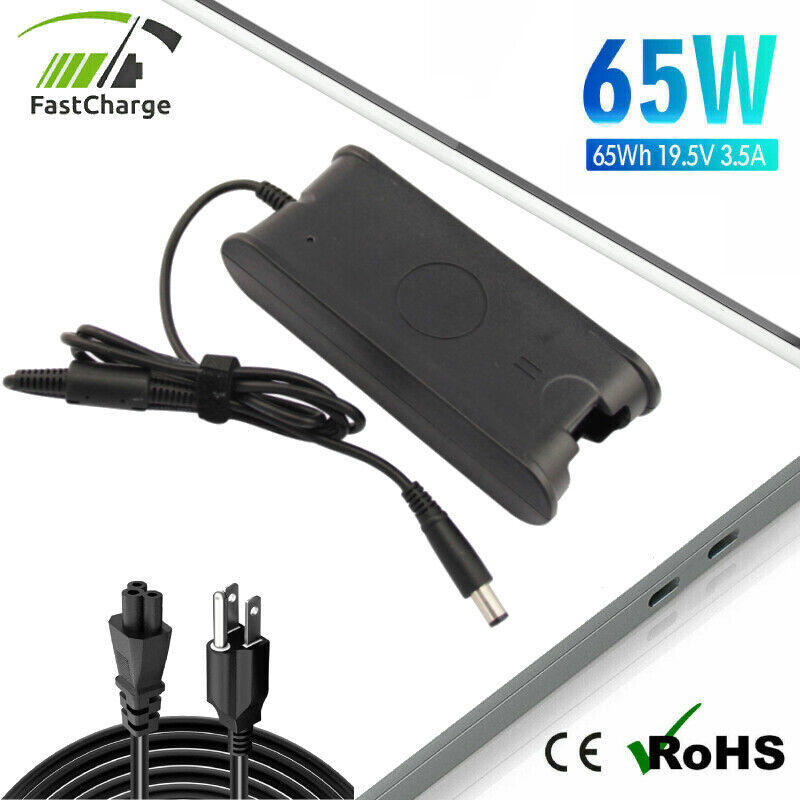 65W Laptop Charger For Dell Chromebook 11 3120 3180 3181 3189 Power Adapter Cord