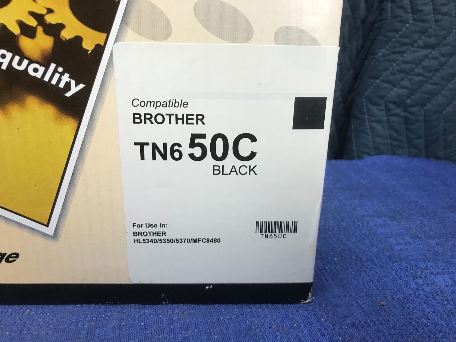 NEW TN-650 TN650C Brother Compatible Cartridge LaserJet Black Toner for HL5340..