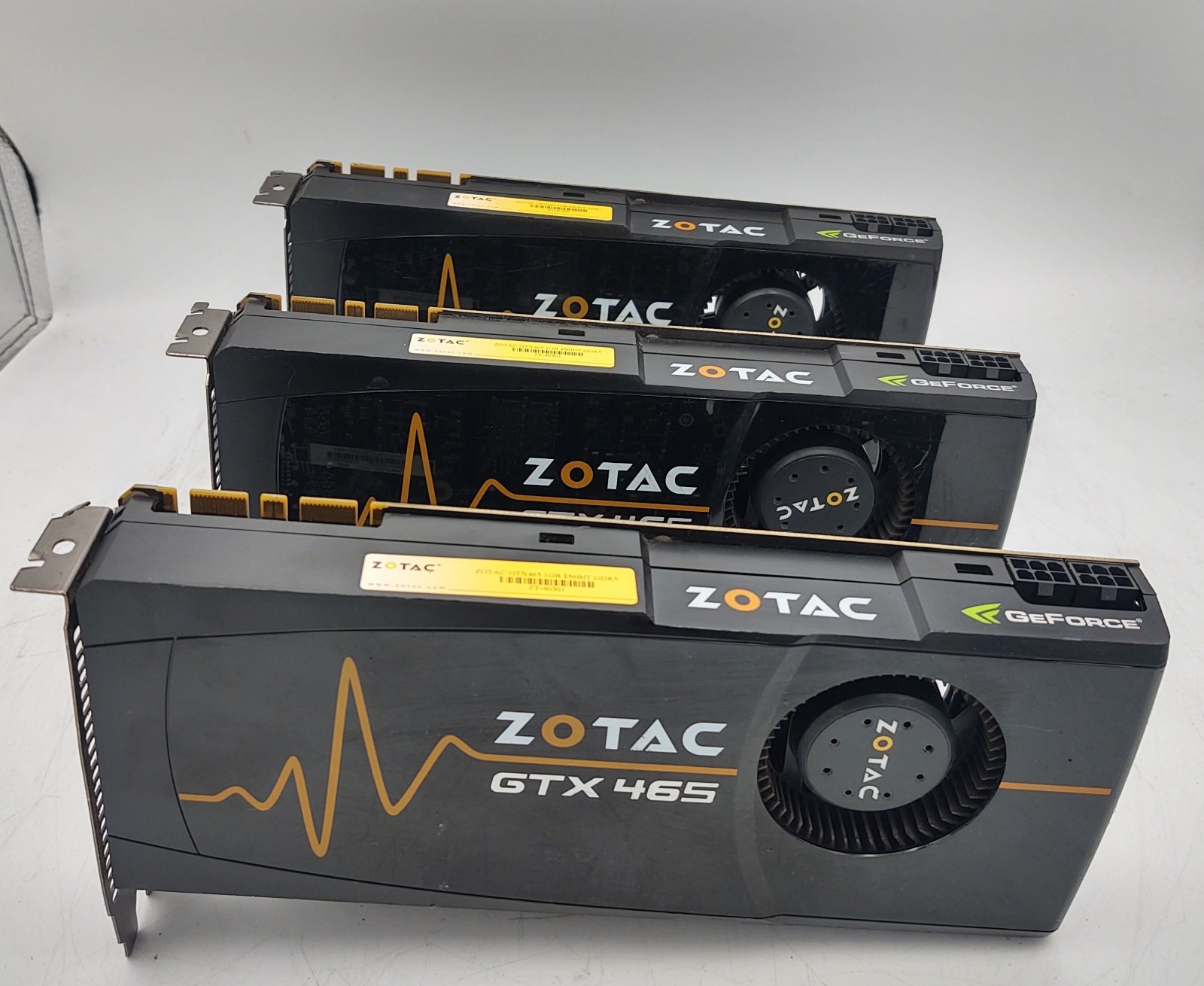 LOT OF 3 ZOTAC GTX465 1GB 256BIT DDR5 – FAST SHIPPING