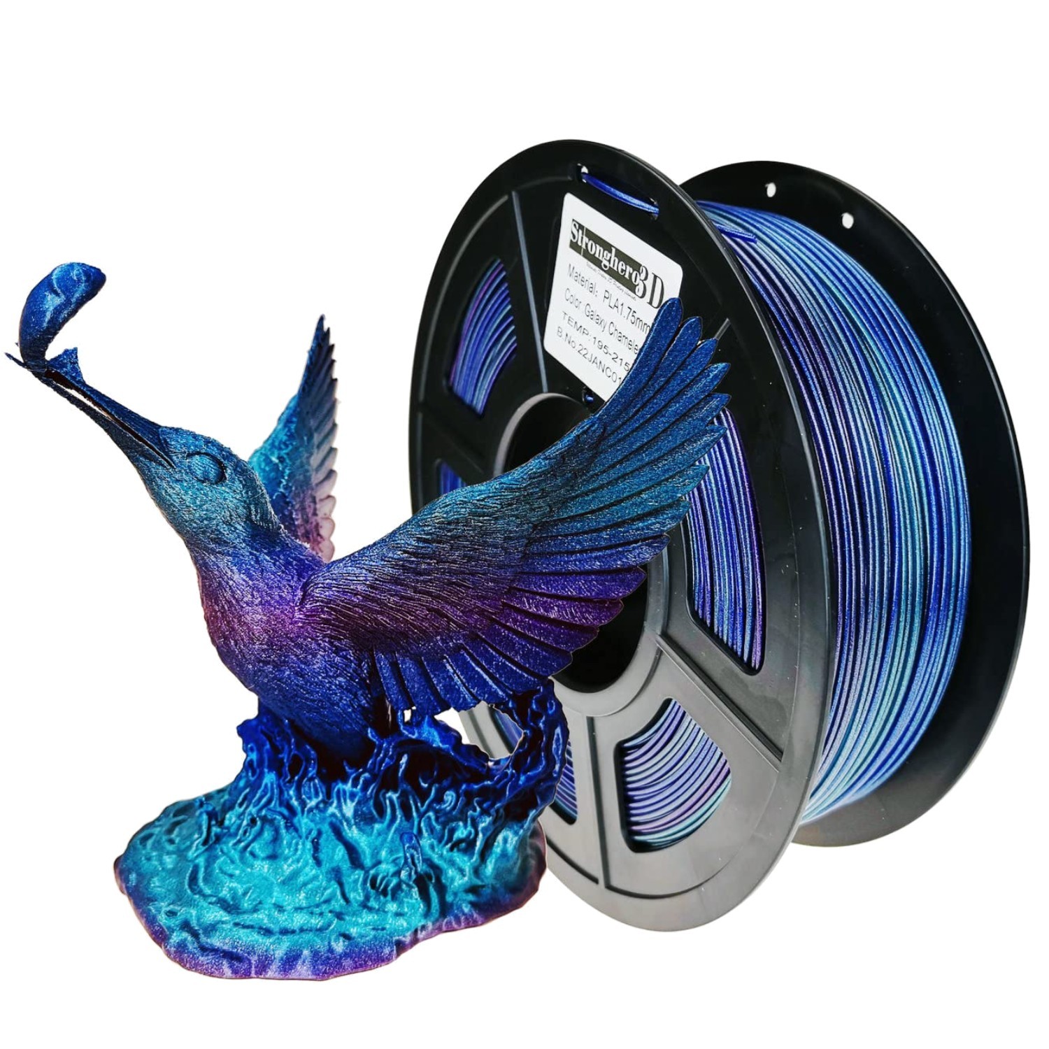 1.75mm Glitter Galaxy PLA Filament – 1kg, Perfect for Artistic Creations