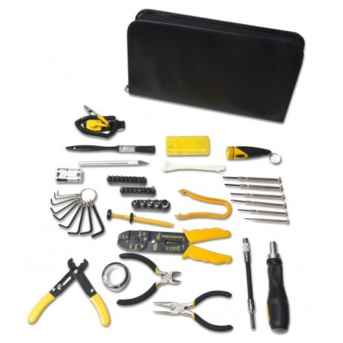 58 Piece Tool Kit For Handyman Computer Technician And Electrician
