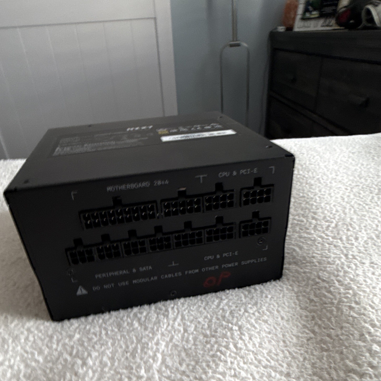 NZXT C850 850W ATX Modular Power Supply, Black, 24-Pin PCIe SATA