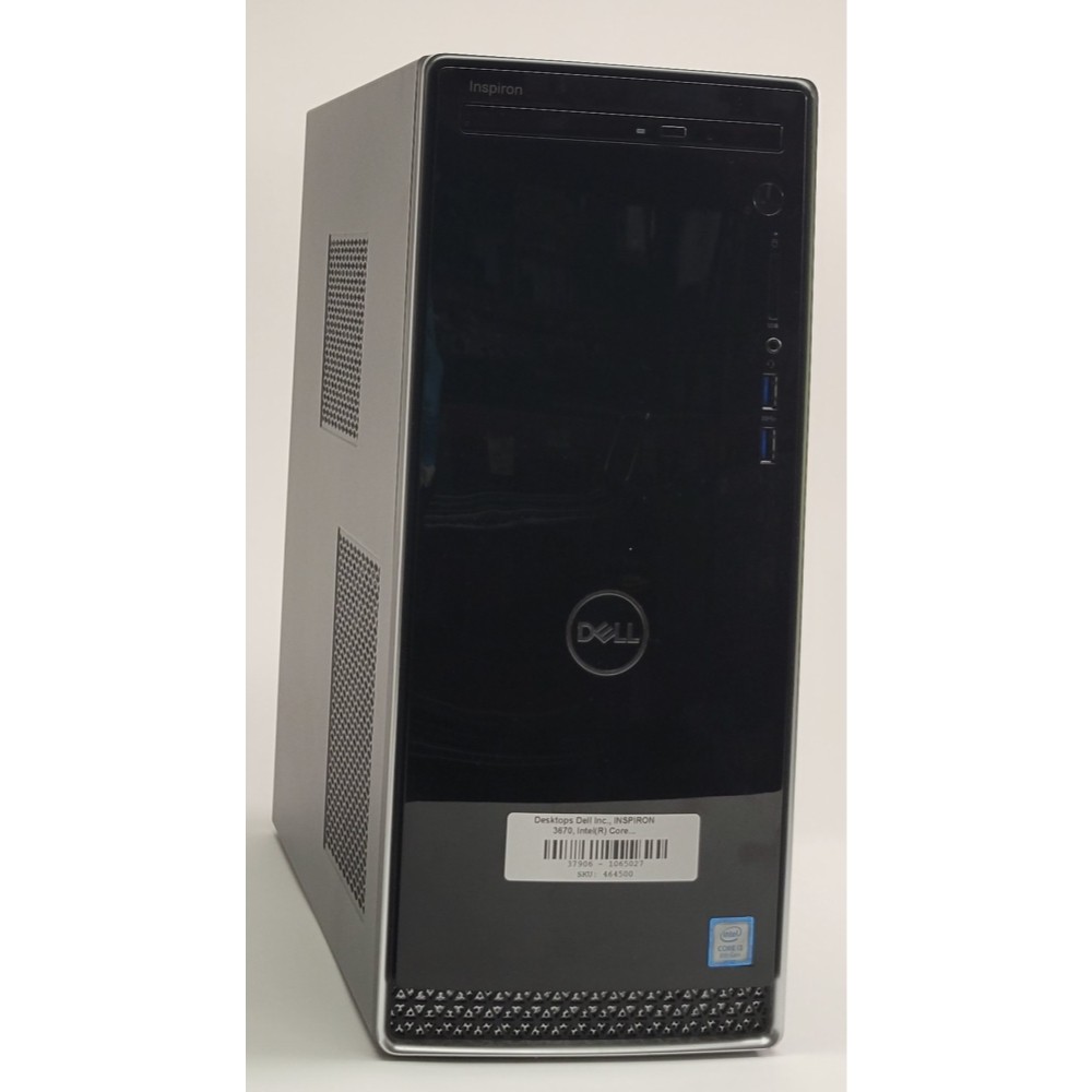 Dell INSPIRON 3670, i3-8100 – 8GB DDR4 – 256GB SSD – Mid Tower