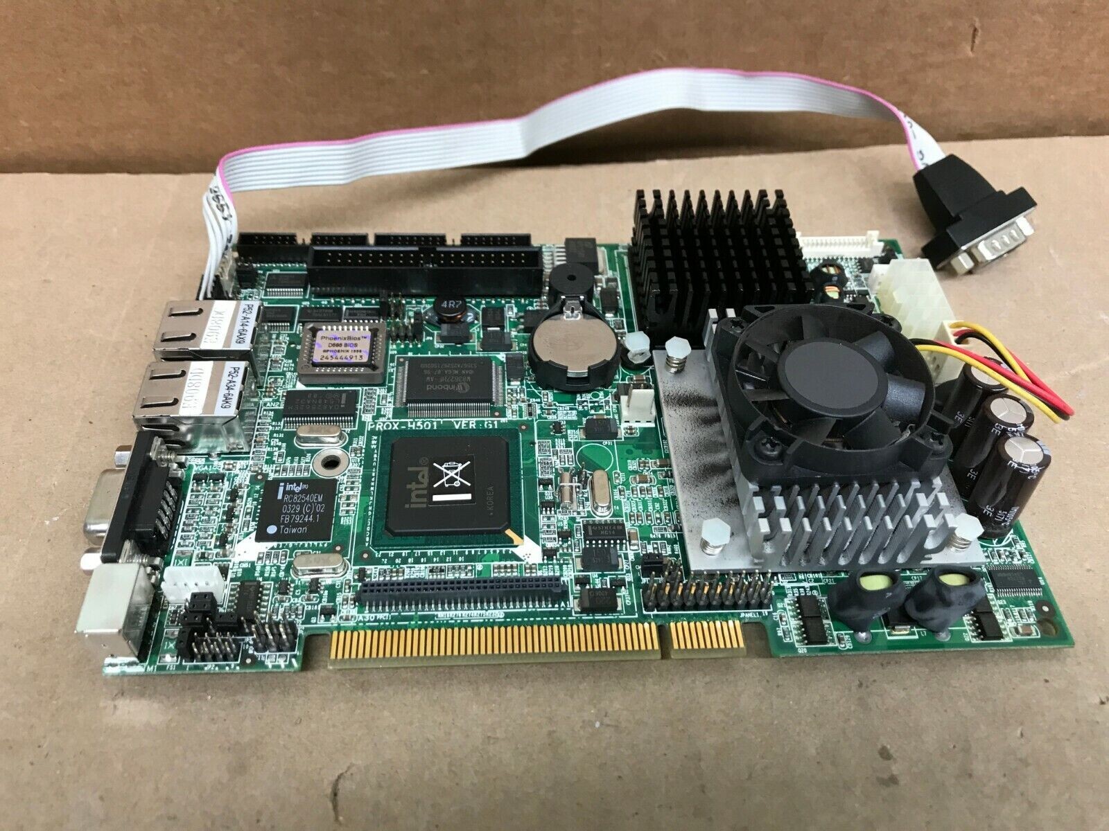 Protech Prox-H5C1 SBC Single Board Computer, with 256MB Sdram, 2 LAN NIC, RS232