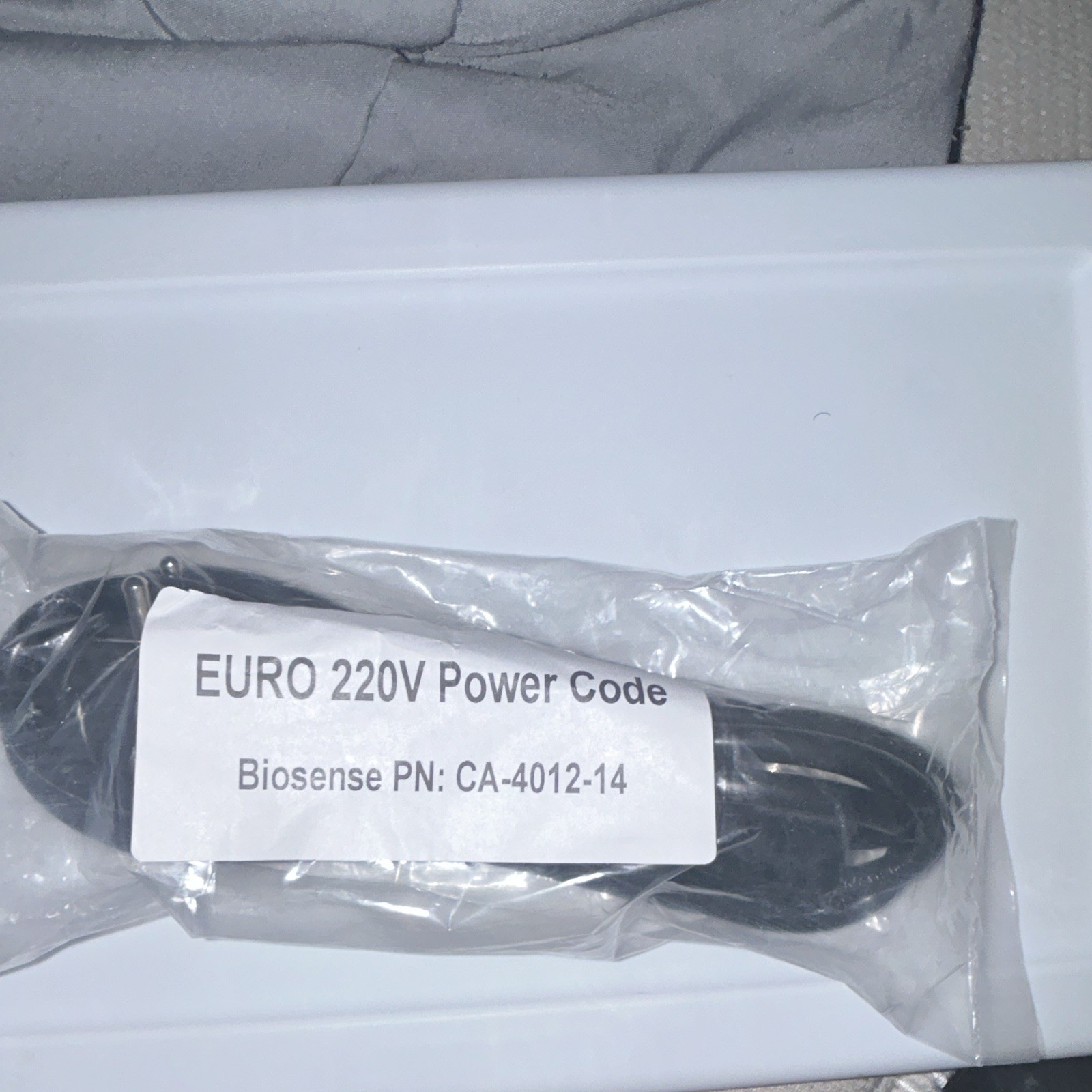 Biosense 220V Black Power Cable 2-Prong to IEC 60320 C13 CA-4012-14