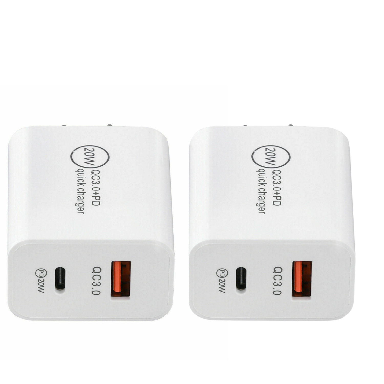 20W USB Type-C Wall Fast Charger PD Power Adapter For iPhone 14 13 12 11 Pro Lot