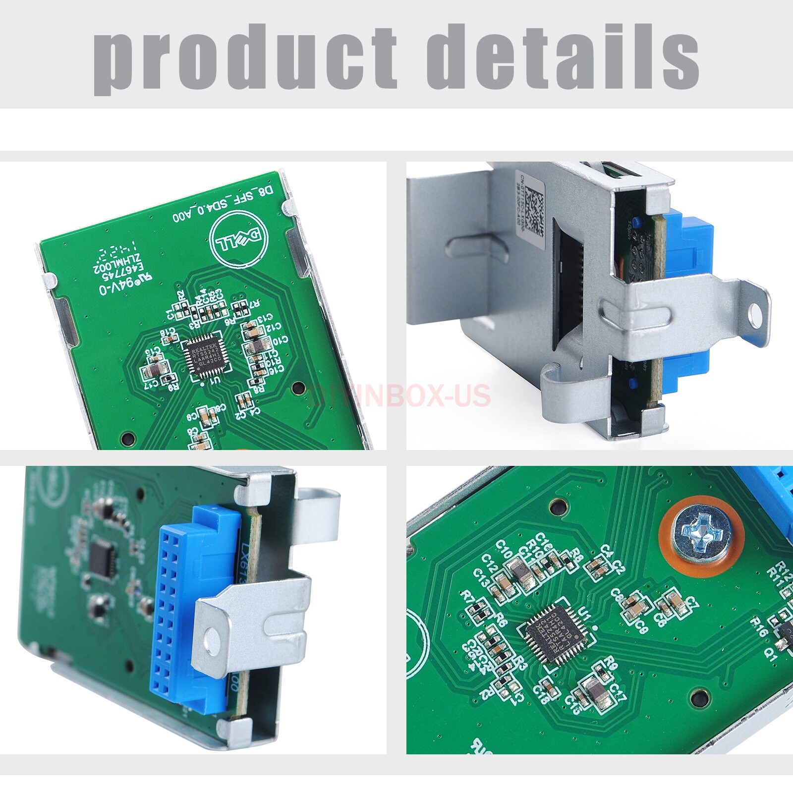 For DELL Precision 3440 T3440 3450 T3450 T3460 T3431 SFF Card Reader SD4.0 TT15C