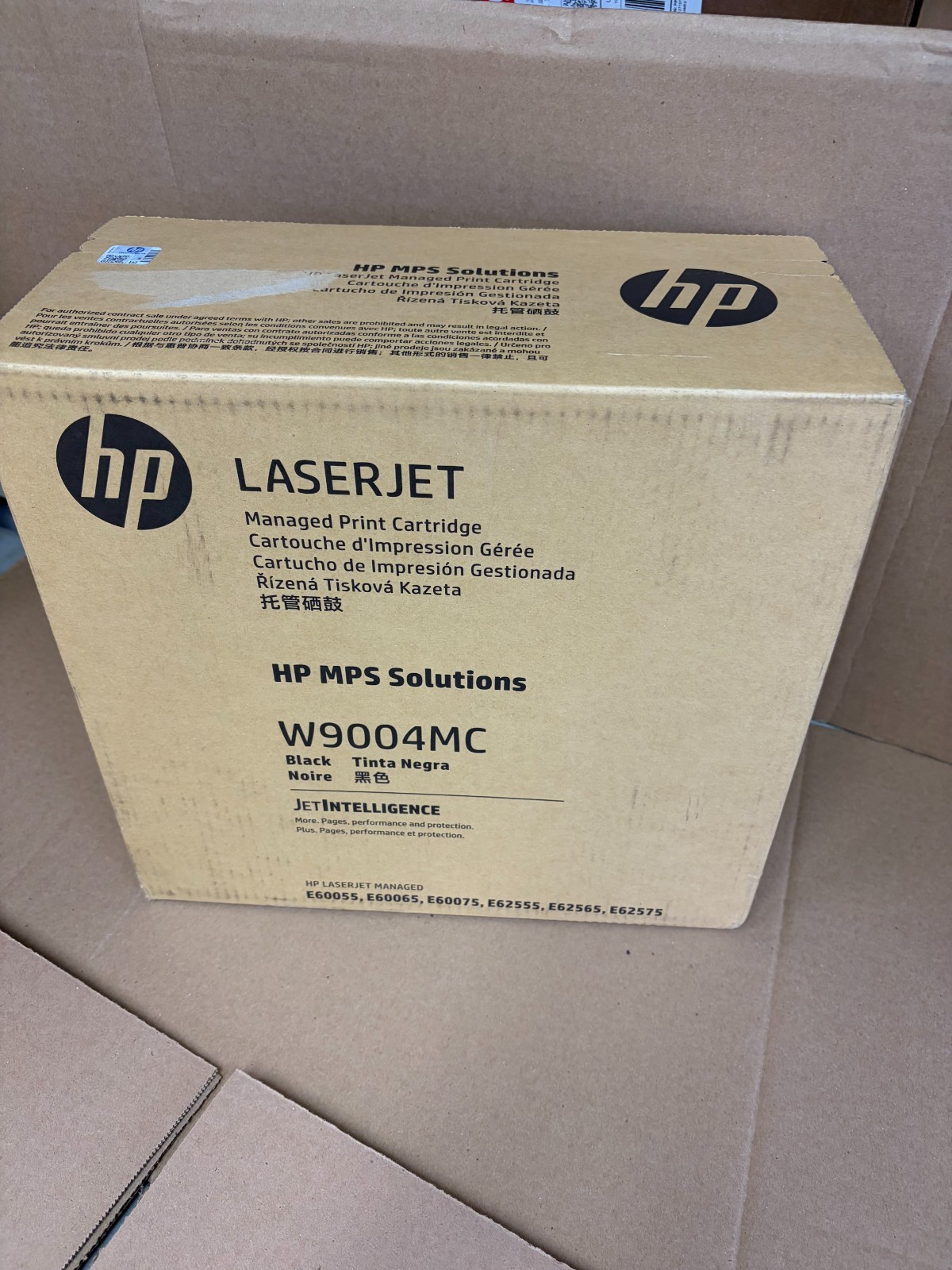 HP LaserJet W9004MC Black Toner Cartridge for E60055 E60065 E60075 E60155 E60165