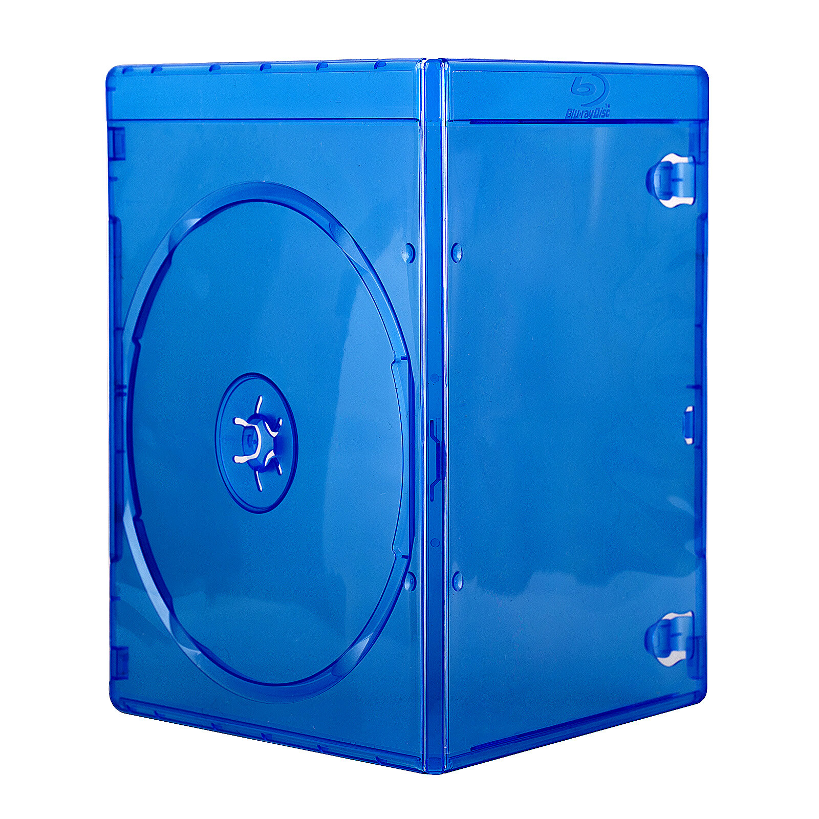 10 Pack Blu-Ray DVD CD Optical Disc Storage Holder 7mm Slim Case Space Saving