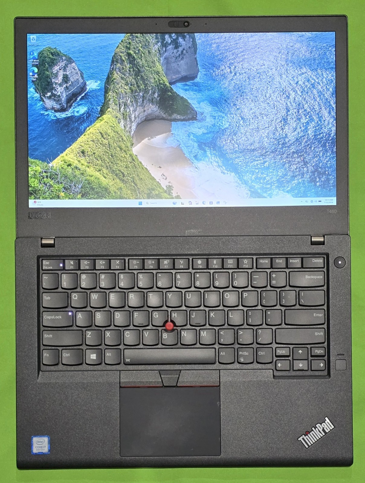 Lenovo ThinkPad T480 i7-8550U 32GB RAM 512GB SSD FHD Win 11 Pro OOBE